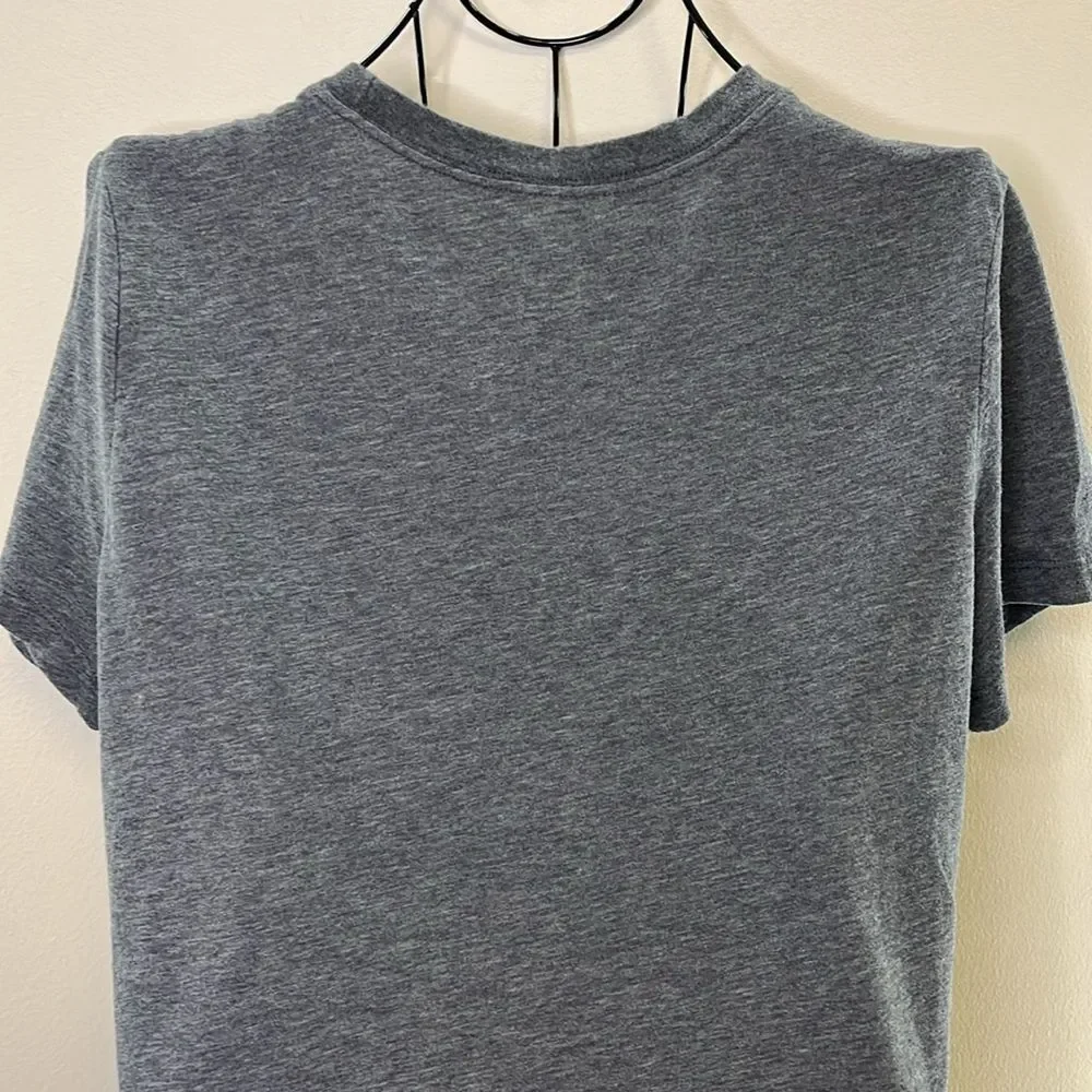 Nike Ohio State Short Sleeve Dri-Fit Gray Red Spirit Tee, Size Medium